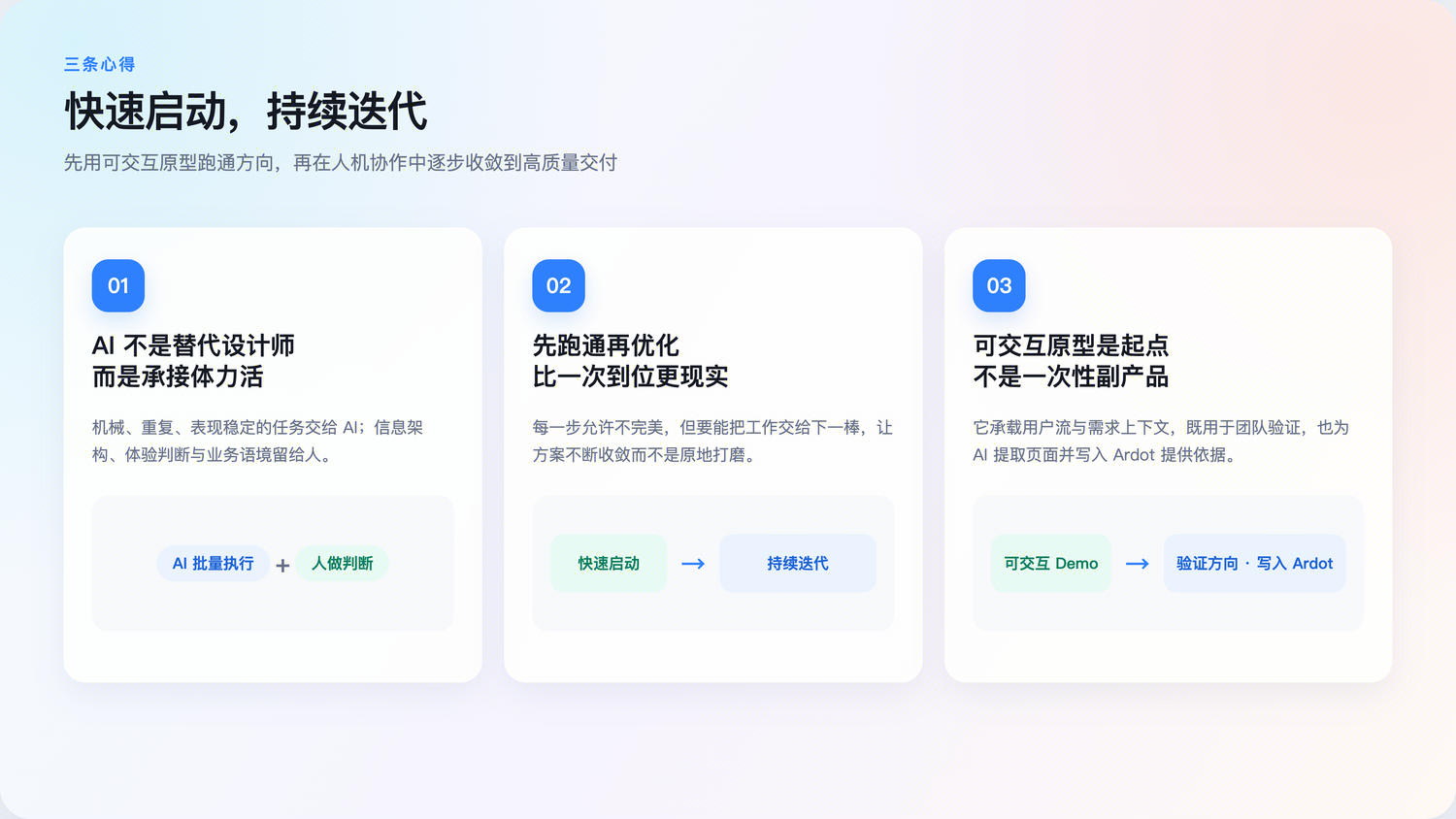 三条心得