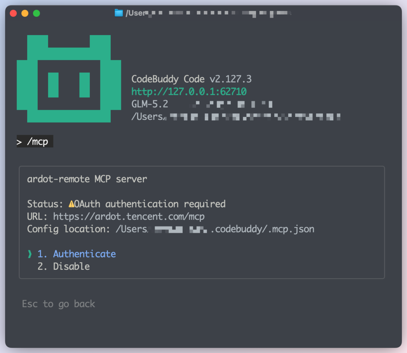 CodeBuddy Code authorization dialog